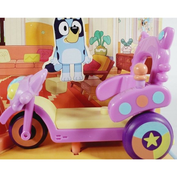 Bluey Muffin's Cat Squad Bike Colorful Free-Wheeling Bike & Dog Cones NEW - Picture 3 of 5